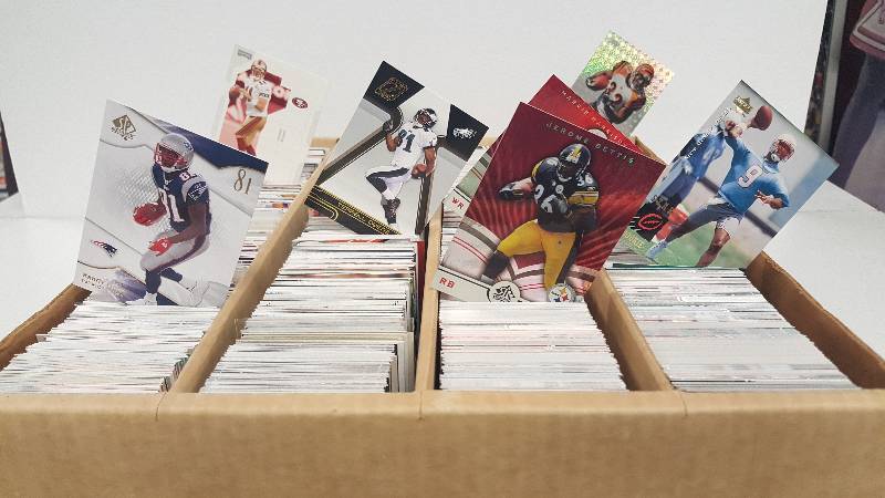 lot 2116 image: 3200 Count Monster Box Full of Football Cards Rookies Pro-Bowl & HOF