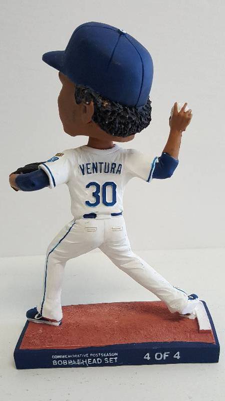 Yordano Ventura Royals Bobblehead 2014 World Series Kauffman