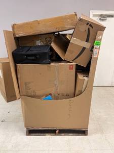 lot 48334 image: mixed AMZ returns, used, parts, damaged, kitchen items, baby items, electronics, toys and more