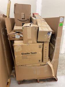 lot 48335 image: mixed AMZ returns, used, parts, damaged, kitchen items, baby items, electronics, toys and more