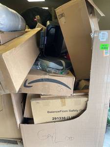 lot 48337 image: mixed AMZ returns, used, parts, damaged, kitchen items, baby items, electronics, toys and more