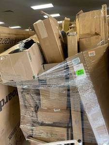 lot 48341 image: mixed AMZ returns, used, parts, damaged, kitchen items, baby items, electronics, toys and more