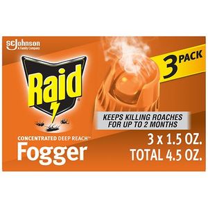 lot 7 image: Raid Concentrated Deep Reach Fogger, 1.5 oz, 3 Cans