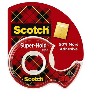 lot 53 image: Scotch Super Hold Clear Tape Dispenser 34in. x 650in. 1 Dispenser