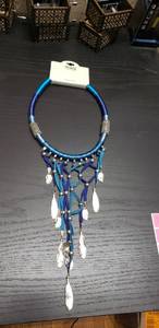 lot 74 image: Cute Multi Blue Colored Necklace