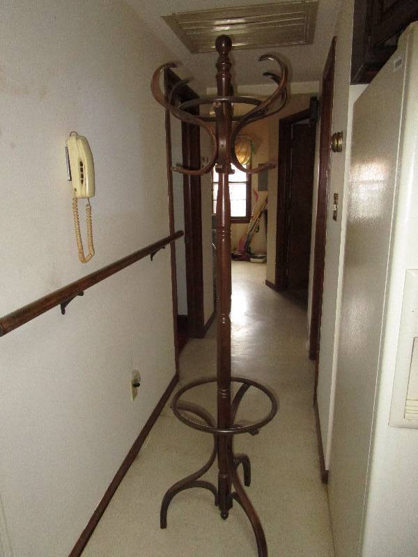 lot 8204 image: Wooden hall tree