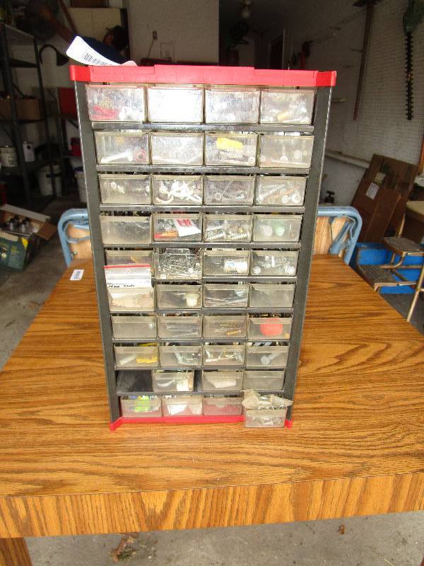 lot 8221 image: Plastic bolt bin
