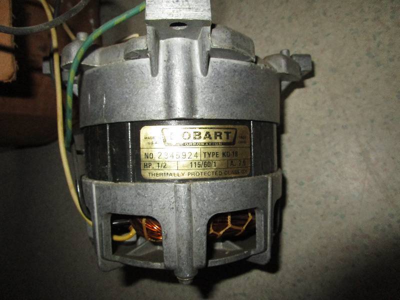 lot 8249 image: Hobart motor with copper