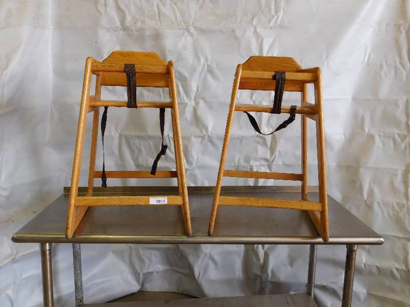 lot 644 image: Lot Of 2 High Chairs