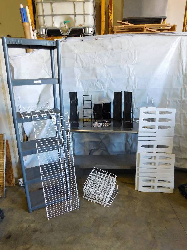 lot 661 image: Lot of Misc. Shelving
