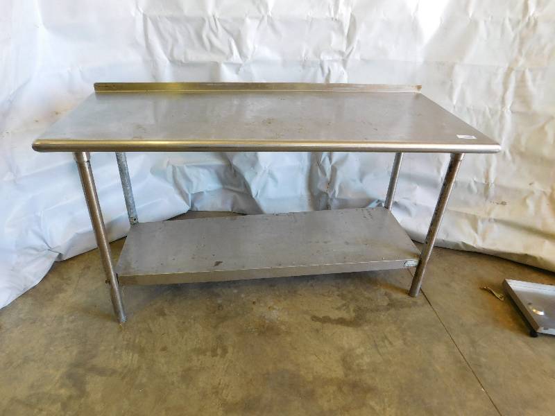 lot 695 image: Stainless Table