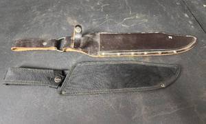 lot 187 image: (2) Knife Sheaths