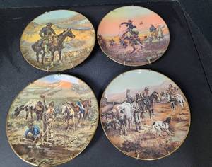 lot 189 image: Charles M. Russell Wild West Series Collectors Plates (Limited Edition)