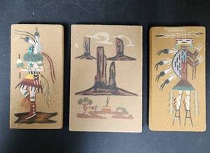 lot 234 image: Vintage Navaho Sand Paintings