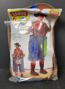 lot 236 image: Vintage Adult Size Rodeo Clown Costume - Never Worn