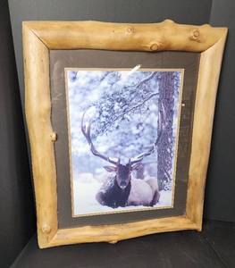 lot 100 image: Elk Picture 25x30