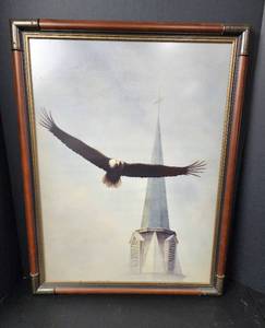 lot 102 image: One Nation Under God Picture Inspired by 9-11-01 (20.5x27)