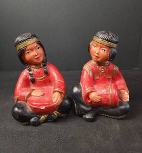 lot 127 image: 1954 Universal Statuary Indians (see pics for repairs)