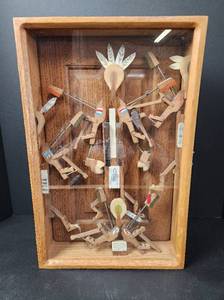 lot 129 image: Piano Man #16 by John A Heter #1298 (Made out of piano keys)