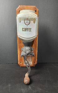 lot 133 image: Vintage Hanging Coffee Grinder