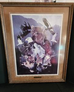 lot 140 image: This Land Was Their Land by Eddie LePage 29.5x36
