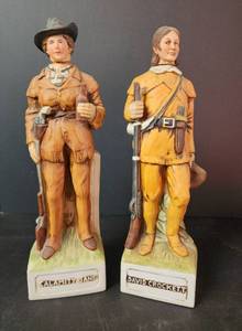lot 145 image: Calamity Jane Decanter and Davy Crockett Decanter 14