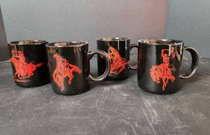 lot 147 image: (4) Marlboro Cowboy Coffee Mugs