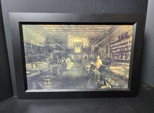 lot 161 image: Vintage Gypsum Ks Hardware Store Picture