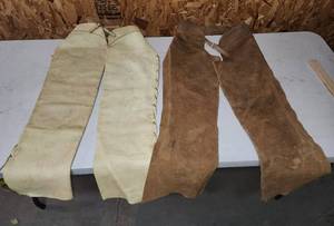 lot 340 image: (2pr) Leather Chaps