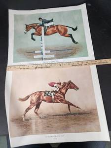lot 345 image: American Quarter Horse Posters 16x20 (2 of each)