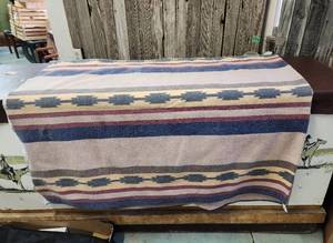 lot 377 image: Indian Print Blanket 80x100