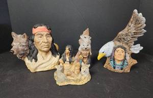 lot 270 image: Ceramic Indian Statues