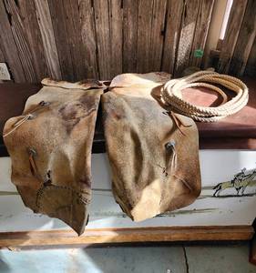 lot 327 image: Vintage Chaps and Rope