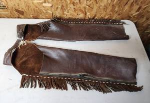 lot 37 image: Vintage Leather Chaps