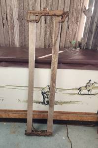 lot 48 image: Vintage Stanchion for Milking Cows