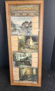 lot 77 image: Clay Robinson and Co. - Livestock Commission Poster
