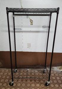 lot 81 image: Clothing Rack 35x18x66