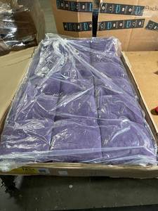 lot 1003 image: CostWay Purple Cushion 41x23 in