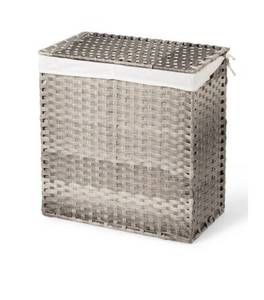 lot 1020 image: Goplus -Quart Metal Laundry Basket