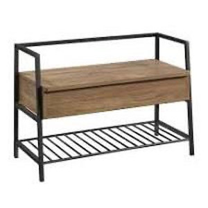 lot 2008 image: North Avenue Entryway Bench with Hidden Storage & Shelf