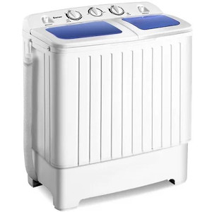 lot 2019 image: Costway Portable Mini Compact Twin Tub Washing Machine Spin Dryer