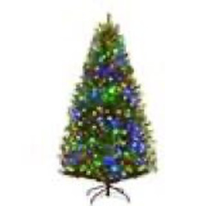lot 3015 image: 5 ft. Pre-Lit Artificial Christmas Tree with 150 LED Lights