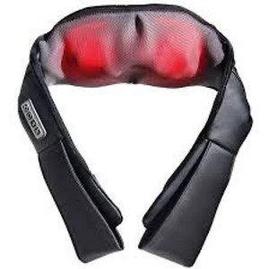 lot 3017 image: Shiatsu Back And Neck Kneading Shoulder Massager W Heat Straps