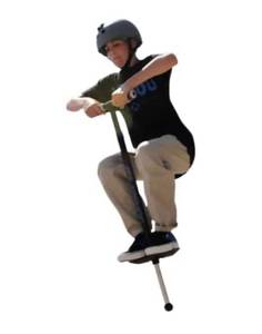 lot 54292 image: NSG Flight Premium Perfomance Pogo Stick - Ages 9 and Up - 80-180 Pounds
