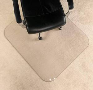 lot 54315 image: retails for 74.99 UpgradedVersion Crystal Clear 15 Thick 47 x 40 Heavy Duty Hard Chair Mat, Can be Used on Carpet or Hard Floor