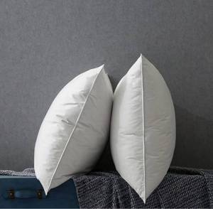 lot 54350 image: King Size Goose Feather Down Pillows Set of 2, Bed Pillows for Sleeping Covered with 100% Cotton Shell,Extra Soft & Breathable White Pillows 2 Pack for Back,Stomach or Side Sleepers (King,20x36)