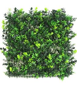 lot 54395 image: ULAND 12Pcs 20 x 20Size , Artificial Boxwood Hedges Panels, Green Ivy Privacy Fence Wall Backdrop , for Home Garden Balcony Outdoor Indoor Decoration (A135-12)