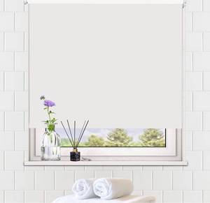 lot 54401 image: SEEYE Blackout Roller Shades Window Blinds Room Darkening Curtain Privacy Waterproof Fabric UV Protection for Home Kitchen Bathroom Bedrooms Easy to Install 37 W x 72 L(Pure White)