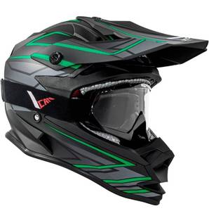 lot 54494 image: medium VCAN VX38 Adults ATV Motorcross Offroad Dirt Bike Motorcycle Downhill Helmet with Goggle DOT Approved