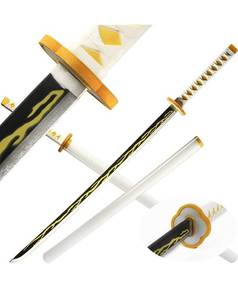 lot 54513 image: Jaxmoon Carbon Foam Demon Slayer Sword, 41 inches Anime Sword for Cosplay, Katana Sword Anime Original Texture, Various Styles Available